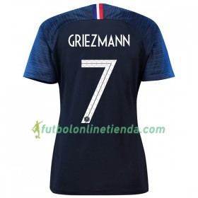 Camiseta Francia Griezmann 7 Mujer Primera Mundial 2018